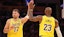 Luka Doncic LeBron James Los Angeles Lakers NBA