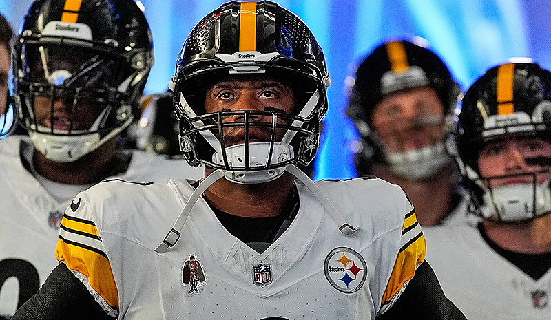 Pittsburgh Steelers veteran quarterback Russell Wilson.