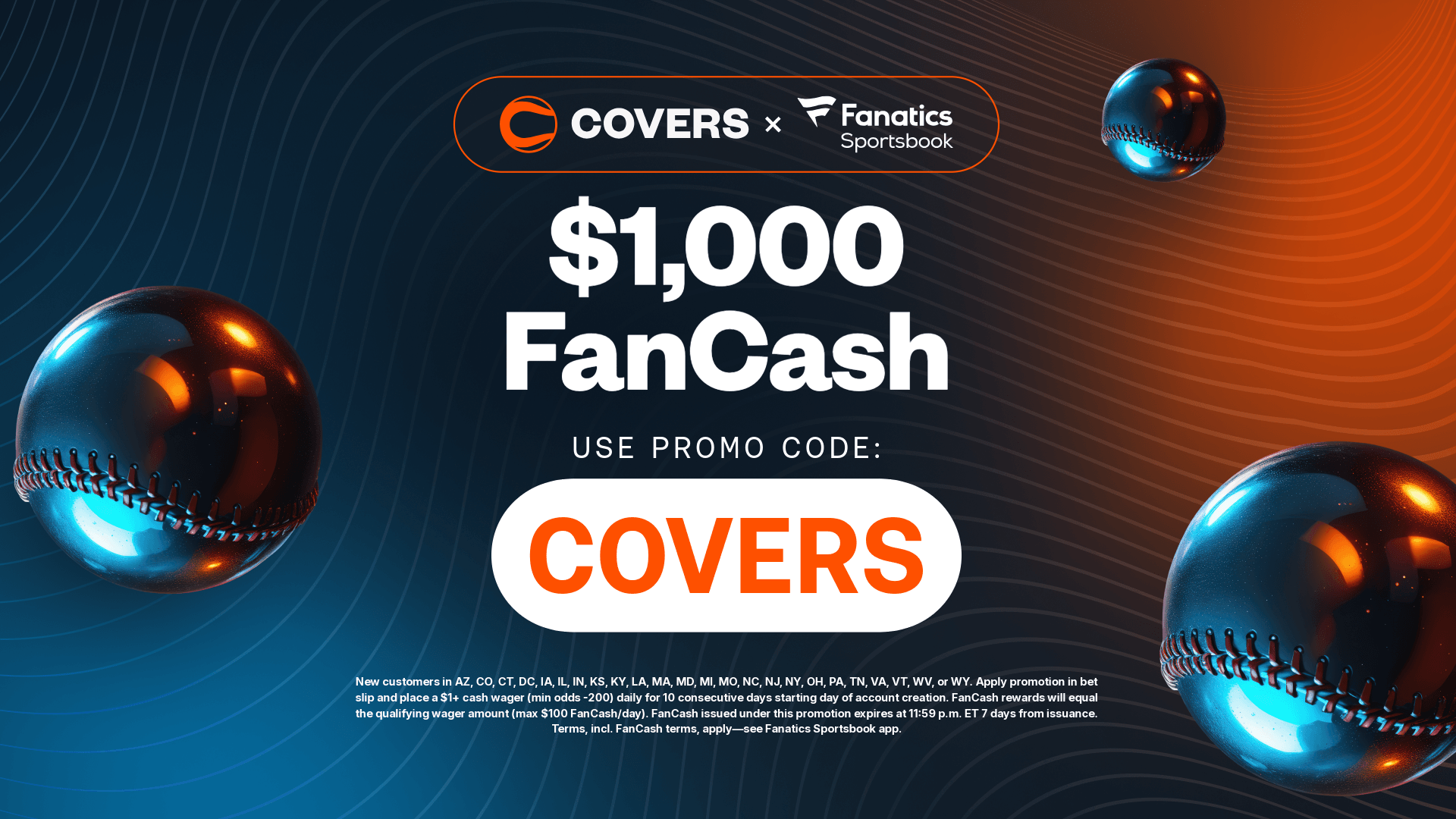 Start claiming FanCash with the Fanatics Sportsbook promo code.