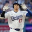 El bateador designado de los Dodgers de Los Ángeles, Shohei Ohtani.