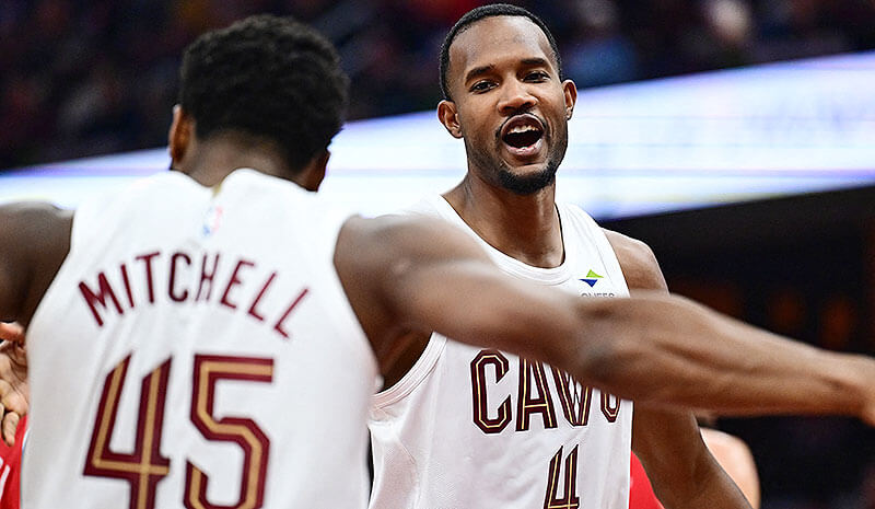 Donovan Mitchell Evan Mobley Cleveland Cavaliers NBA