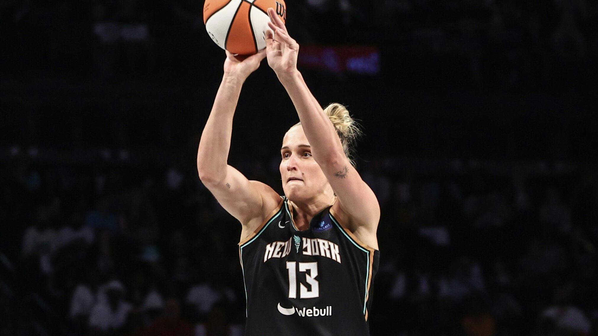 New York Liberty WNBA Leonie Fiebich