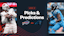 Promo image for Bills vs. Panthers, including Josh Allen and Rico Dowdle.