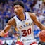 Ochai Agbaji Kansas Jayhawks Big 12 tournament