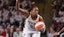 Indiana Fever guard Kelsey Mitchell (0) calls a play against the Atlanta Dream.