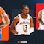 Composite image of March Madness players.