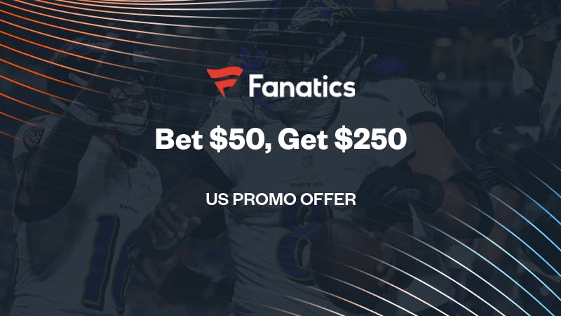 Fanatics Sportsbook Promo for Lions vs Ravens Monday Night Football
