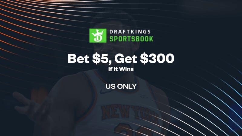 No DraftKings promo code needed for NBA and NHL action Wednesday. Bet $5, get $300 bonus bets if it wins plus 3 months NBA League Pass.