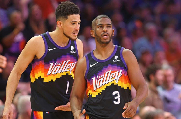 Devin Booker Chris Paul Phoenix Suns NBA