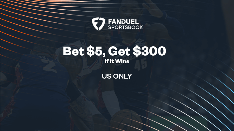 Bet $5, get $300 bonus bets if it wins without needing a FanDuel promo code. - IMAGN IMAGES