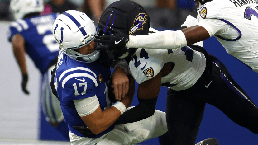Indianapolis Colts quarterback Daniel Jones.