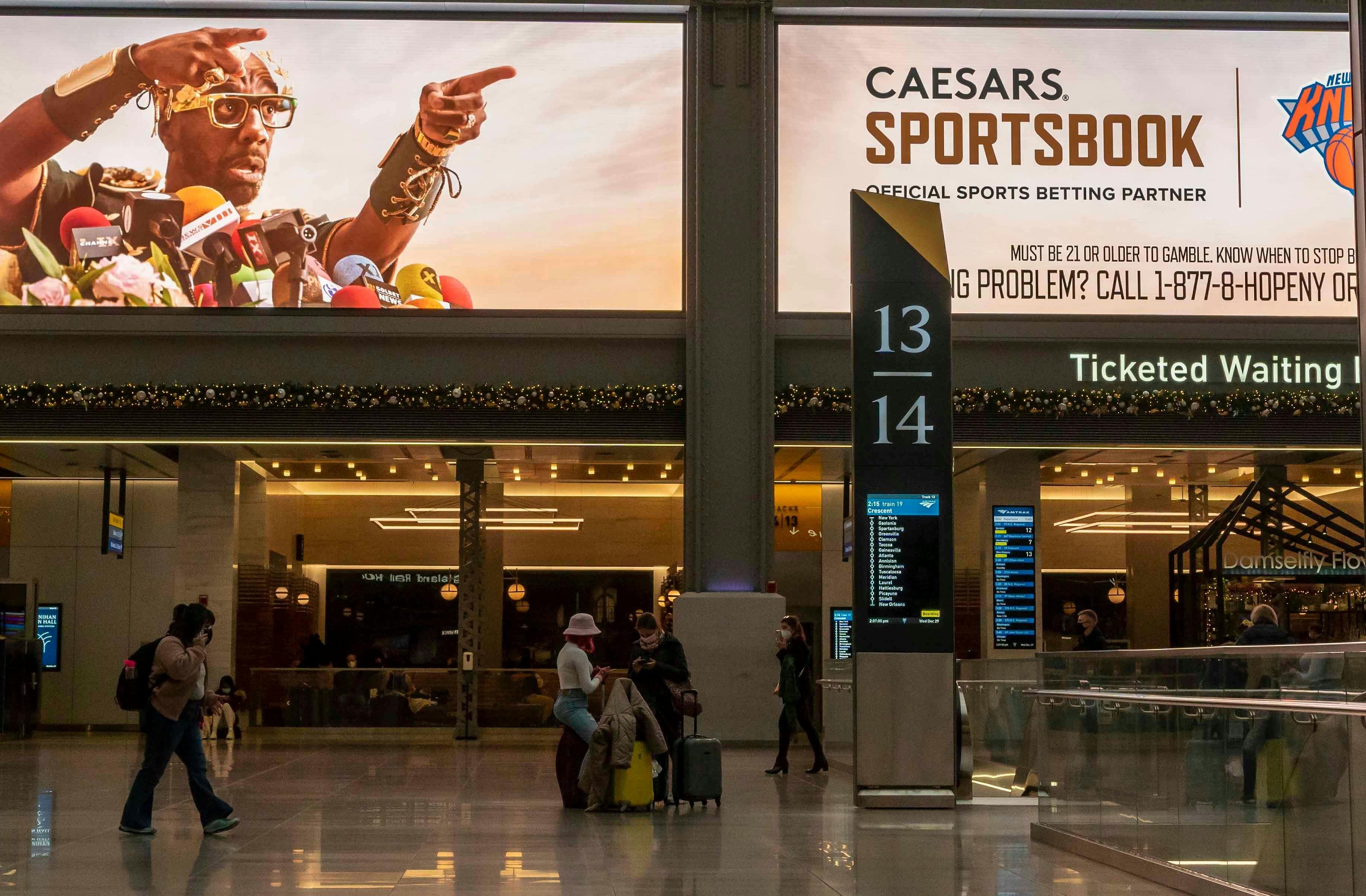 Caesars Sportsbook Advertisement NYC