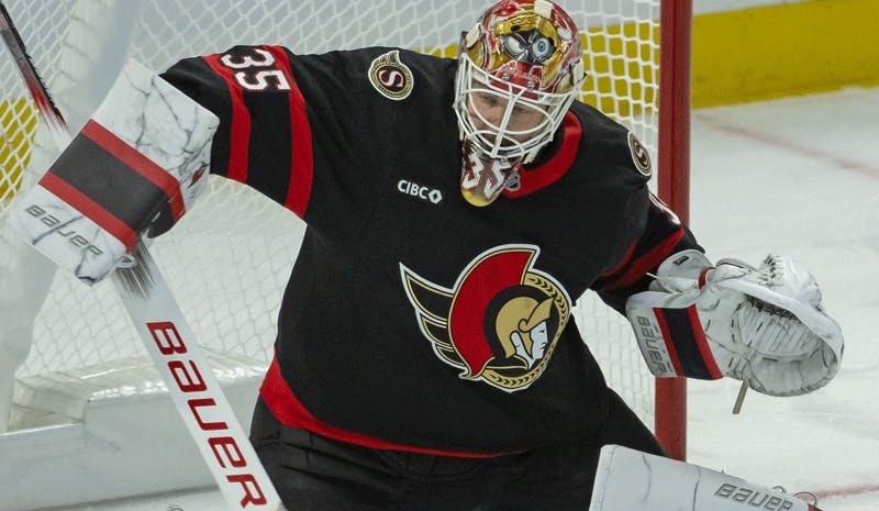 Linus Ullmark Ottawa Senators NHL