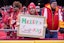  Kansas City Chiefs fans show support against the Las Vegas Raiders prior to the game at GEHA Field at Arrowhead Stadium. Mandatory Credit: Denny Medley-Imagn Images