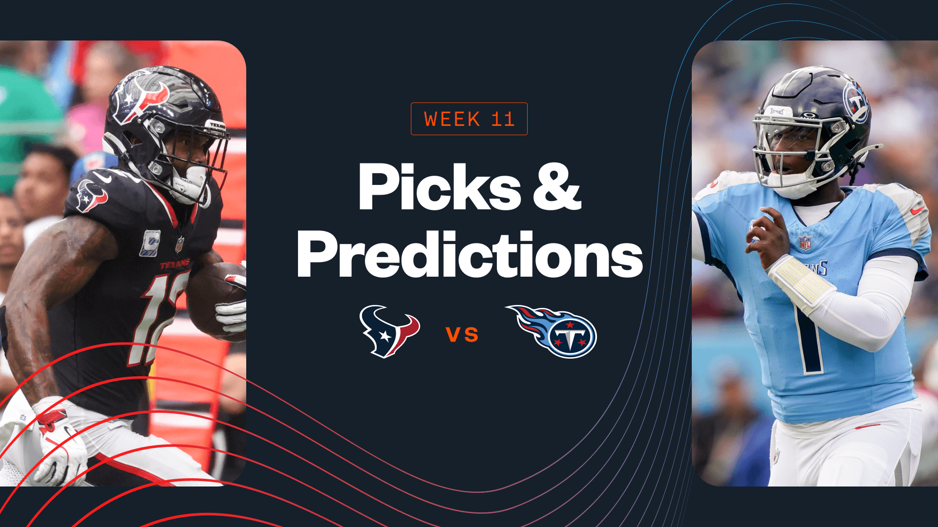 How To Bet - Texans vs Titans Predictions, Picks & Best Bets for Today's NFL Week 11 Game