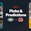 Promo image for Jets vs. Bengals, including Breece Hall and Joe Flacco.