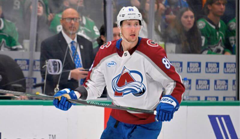 Colorado Avalanche NHL winger Martin Necas.