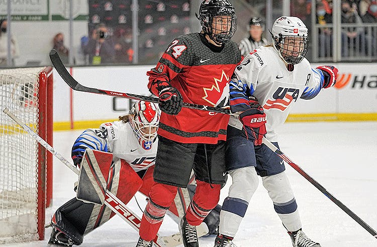 Natalie Spooner Team Canada Women's World Hockey Championships