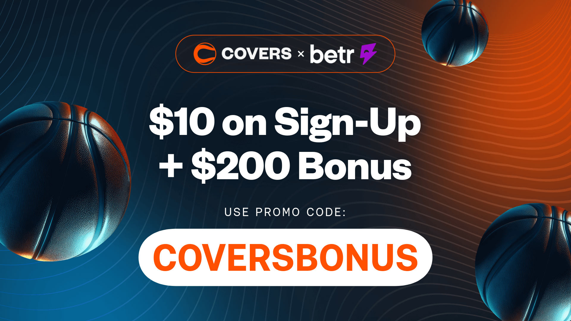Use Betr Picks promo code "COVERSBONUS" to get a $210 bonus.