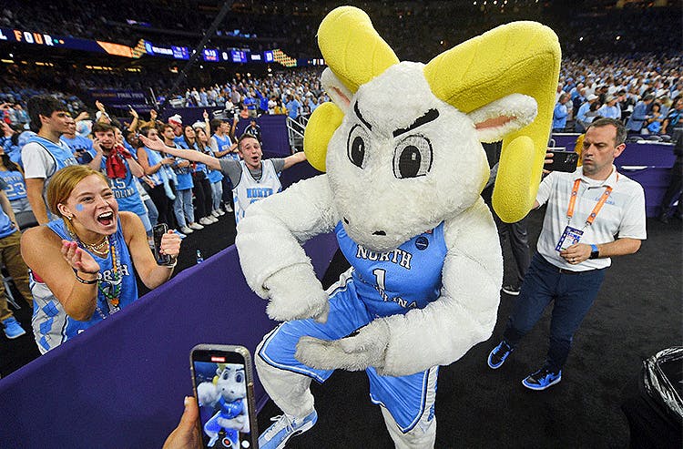 UNC Tar Heels Mascot NCAA