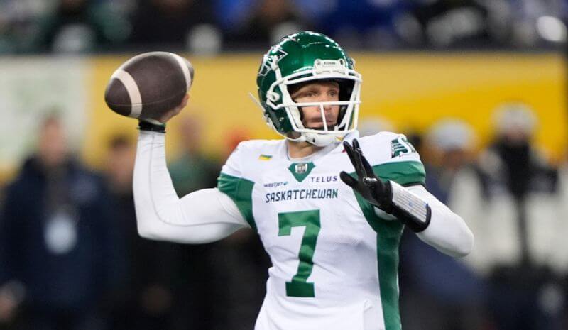 Roughriders quarterback Trevor Harris.