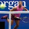 Carlos Alcaraz (ESP) serves against Jiri Lehecka.