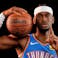 Oklahoma guard Shai Gilgeous-Alexander (2) poses for a photo shoot during Thunder media day.