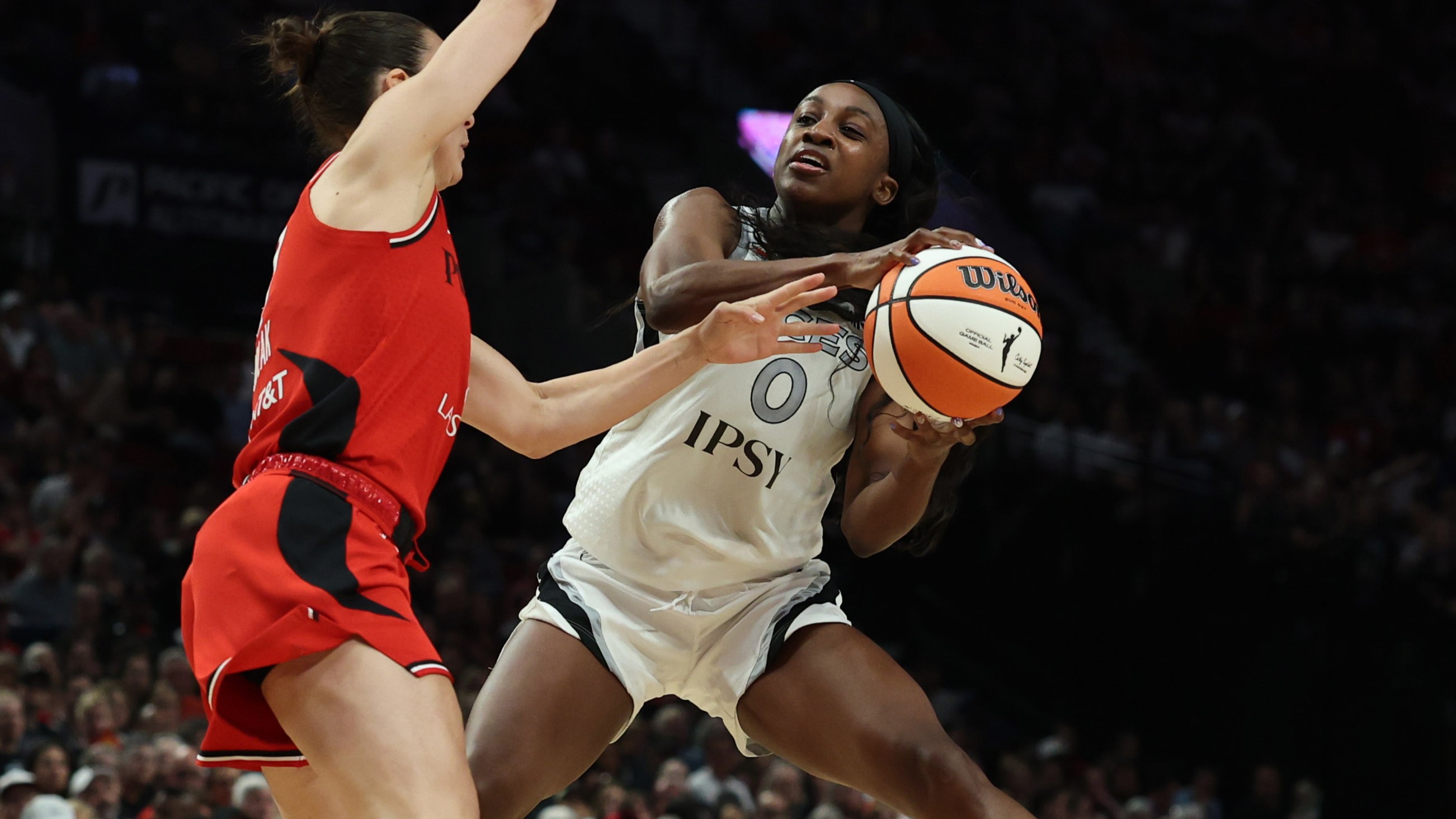 Las Vegas Aces Jackie Young WNBA