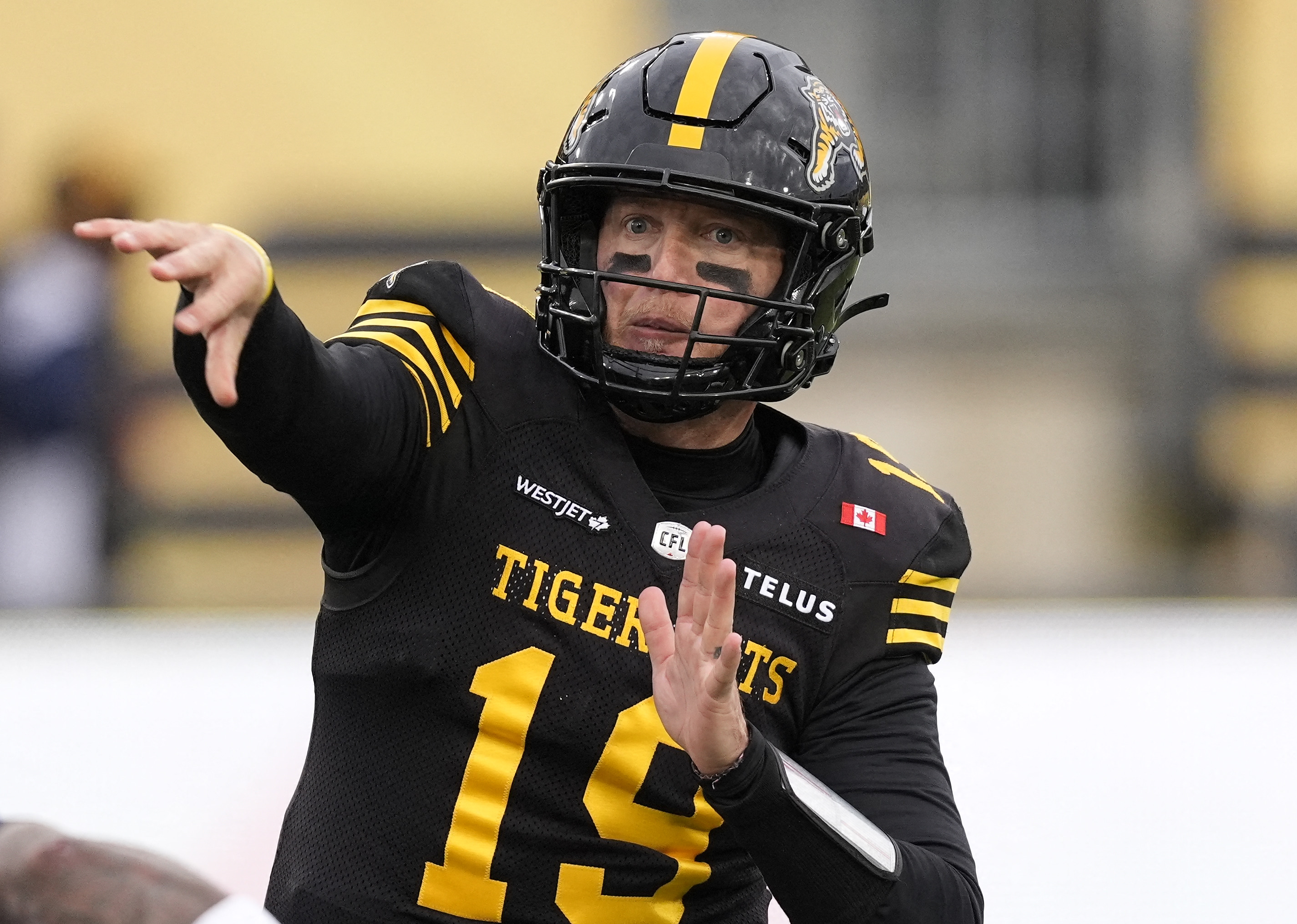 Bo Levi Mitchell of the Hamilton Tiger-Cats CFL