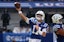  Indianapolis Colts quarterback Daniel Jones (17) throws during the first half against the Miami Dolphins.