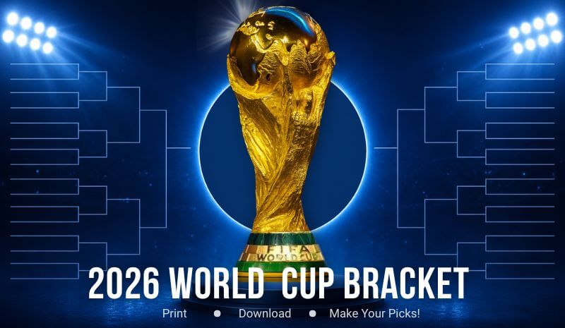 How To Bet - Printable World Cup Bracket 2026: Download and Fill Out Your Tournament Picks