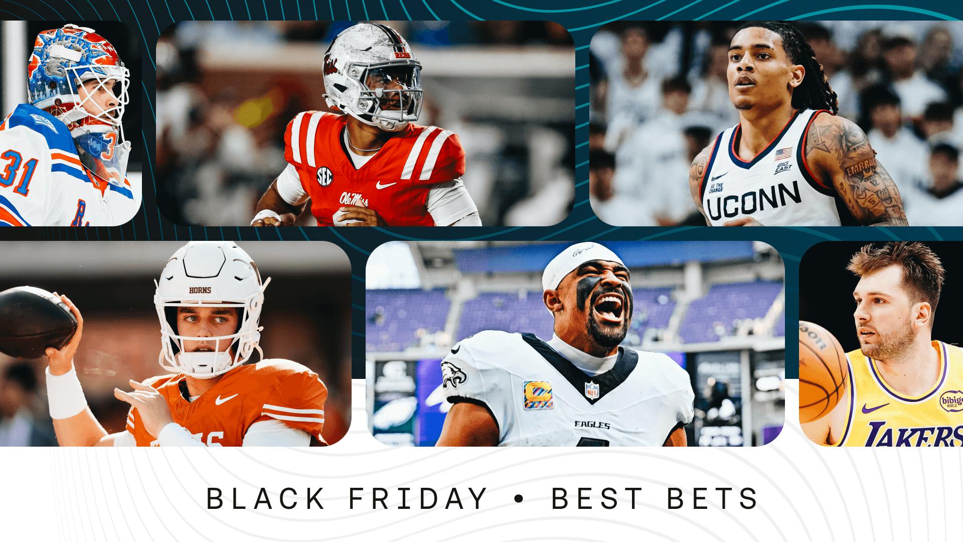 Black Friday Best Bets - Expert Picks for NFL, CFB, NBA & More