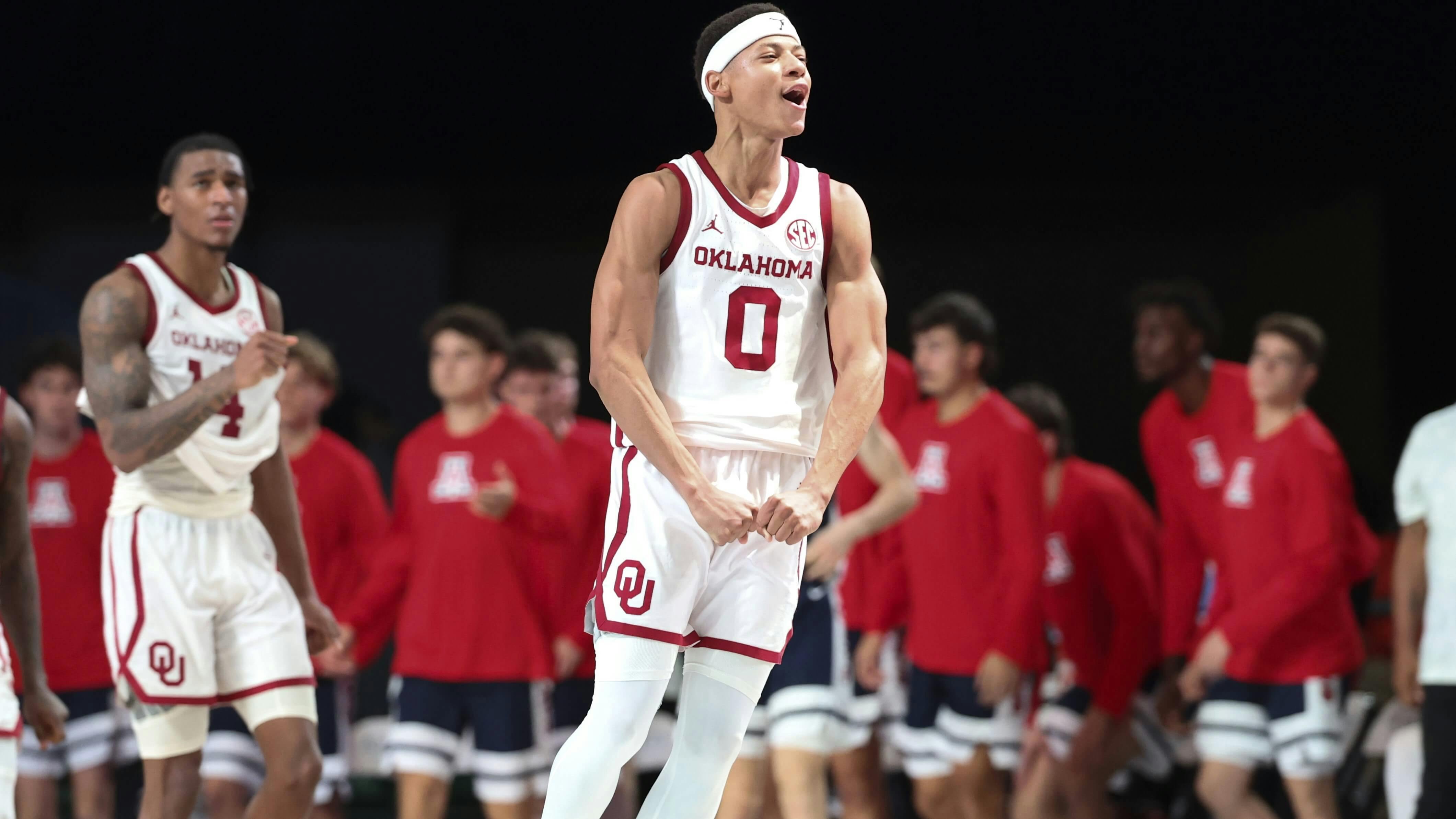 Oklahoma Sooners NCAAM Jeremiah Fears