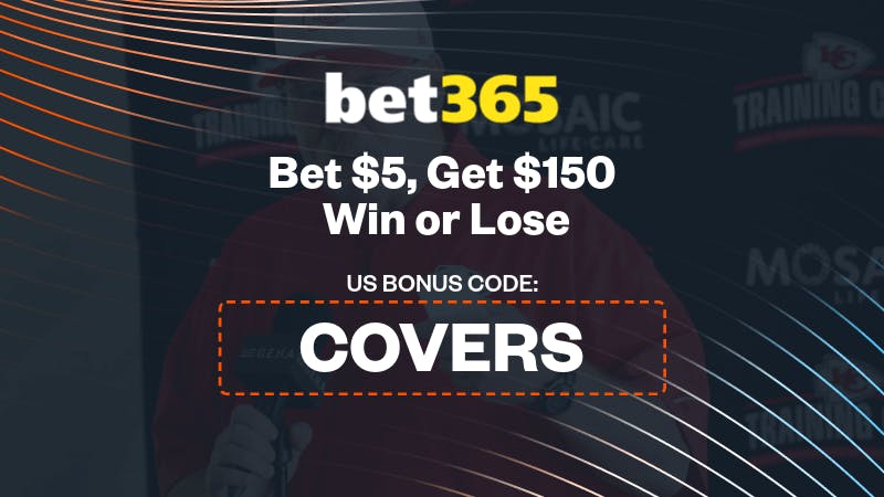bet365 Kansas Bonus Code 'COVERS': Bet $5, Get $150 Instantly for Chiefs vs Cardinals