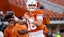 Texas Longhorns quarterback Arch Manning (16) against the Clemson Tigers.