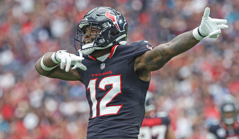 Bills vs Texans Prop Bets: Target Collins' Receptions Total in Marquee AFC Clash