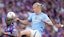 Manchester City's Erling Haaland and Crystal Palace's Maxence Lacroix.