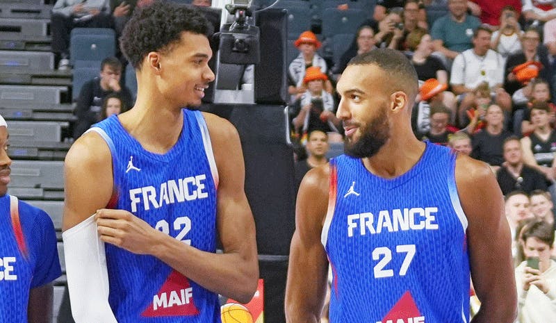 Victor Wmbanyama Rudy Gobert France