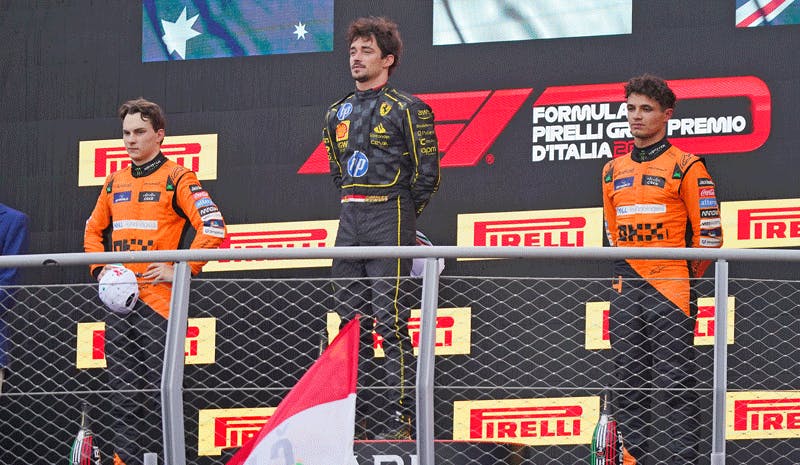 Charles Leclerc Lando Norris Oscar Piastri Formula 1 Racing