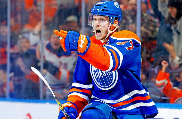 Leon Draisaitl Connor McDavid Edmonton Oilers NHL