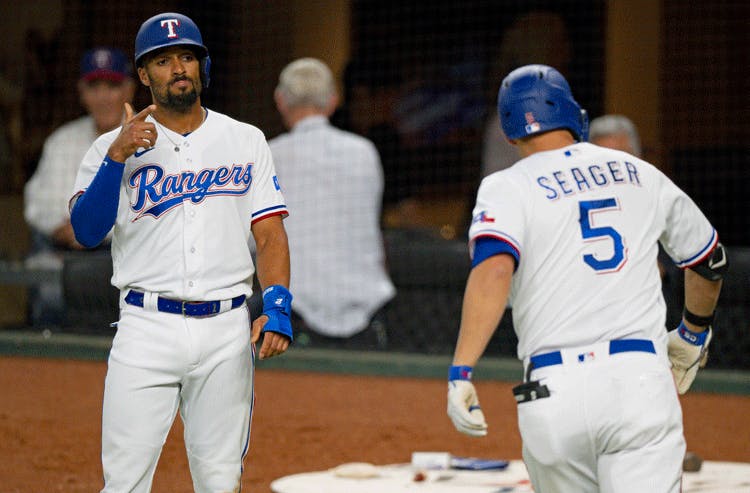 Marcus Semien Corey Seager Texas Rangers MLB