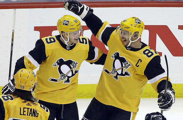 Jake Guentzel Sidney Crosby Pittsburgh Penguins NHL