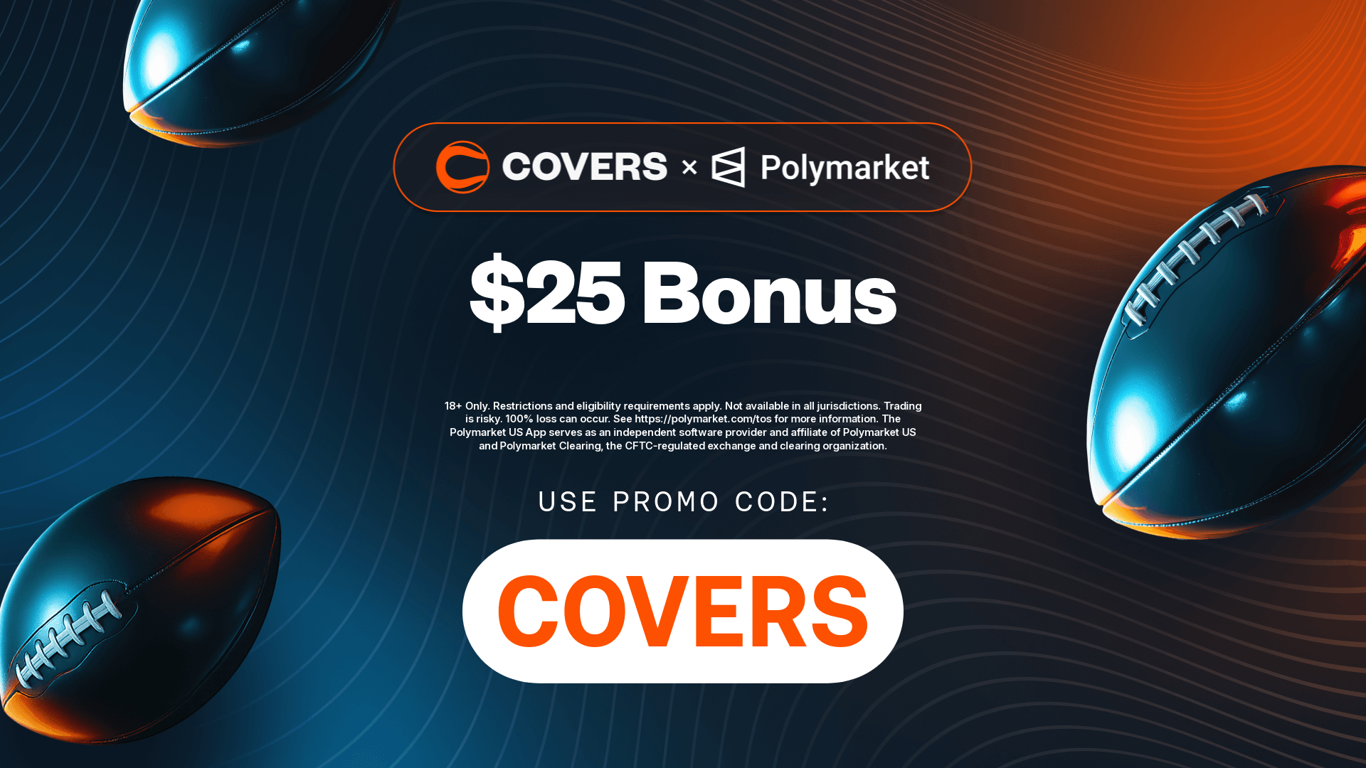 Get a $25 Bonus With Polymarket Promo Code COVERS.