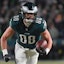 Philadelphia Eagles tight end Dallas Goedert (88) against the Green Bay Packers