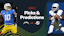 Promo image for Chargers vs. Dolphins, including Justin Herbert and Tua Tagovailoa. 