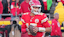 Kansas City Chiefs quarterback Patrick Mahomes (15) looks to pass against the Indianapolis Colts in overtime at GEHA Field at Arrowhead Stadium.