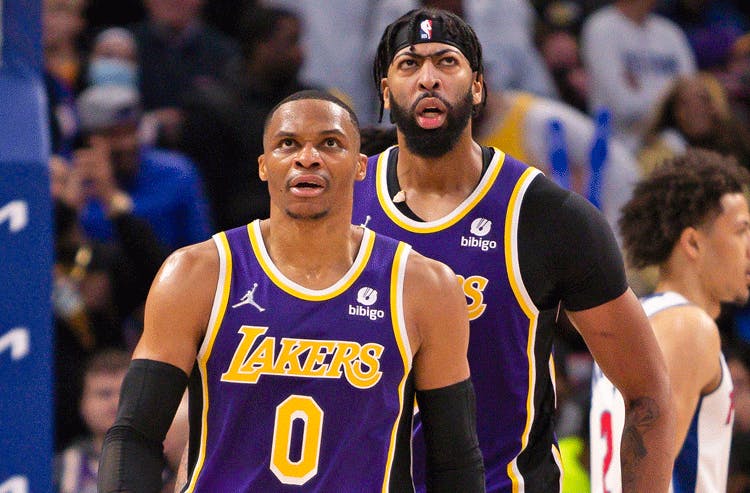 Russell Westbrook Anthony Davis Los Angeles Lakers NBA