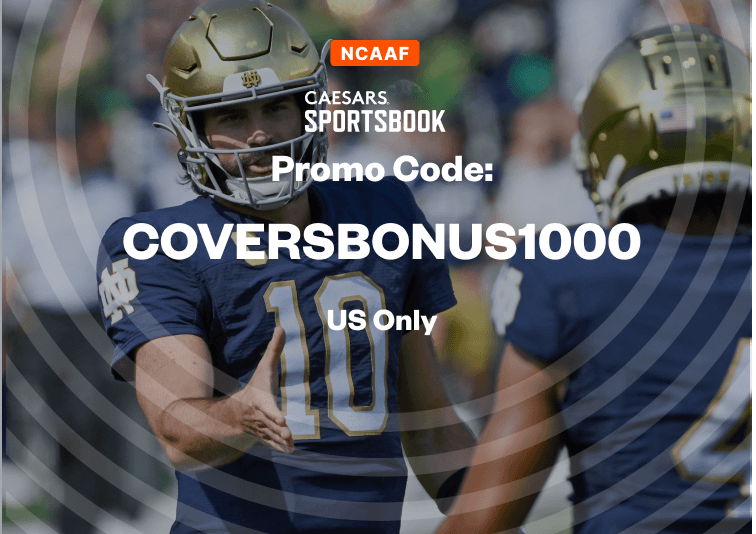 Caesars Promo Code: Use COVERSBONUS1000 to Claim up to a $1,000 Bonus Bet For College Football.