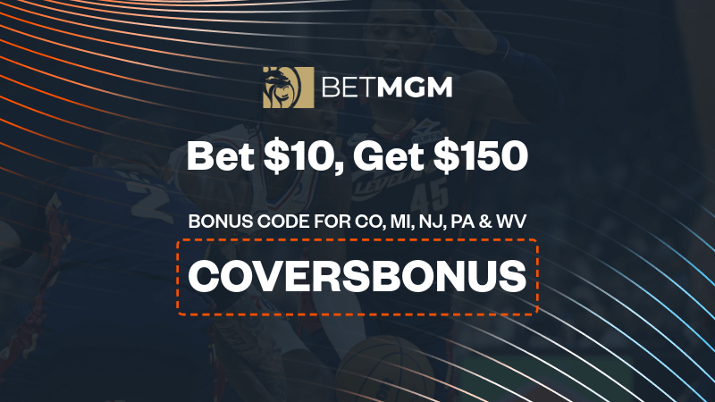 If you're in CO, MI, NJ, PA or WV, Use BetMGM bonus code "COVERSBONUS" to bet $10 and get $150 bonus bets back if it wins. - IMAGN IMAGES