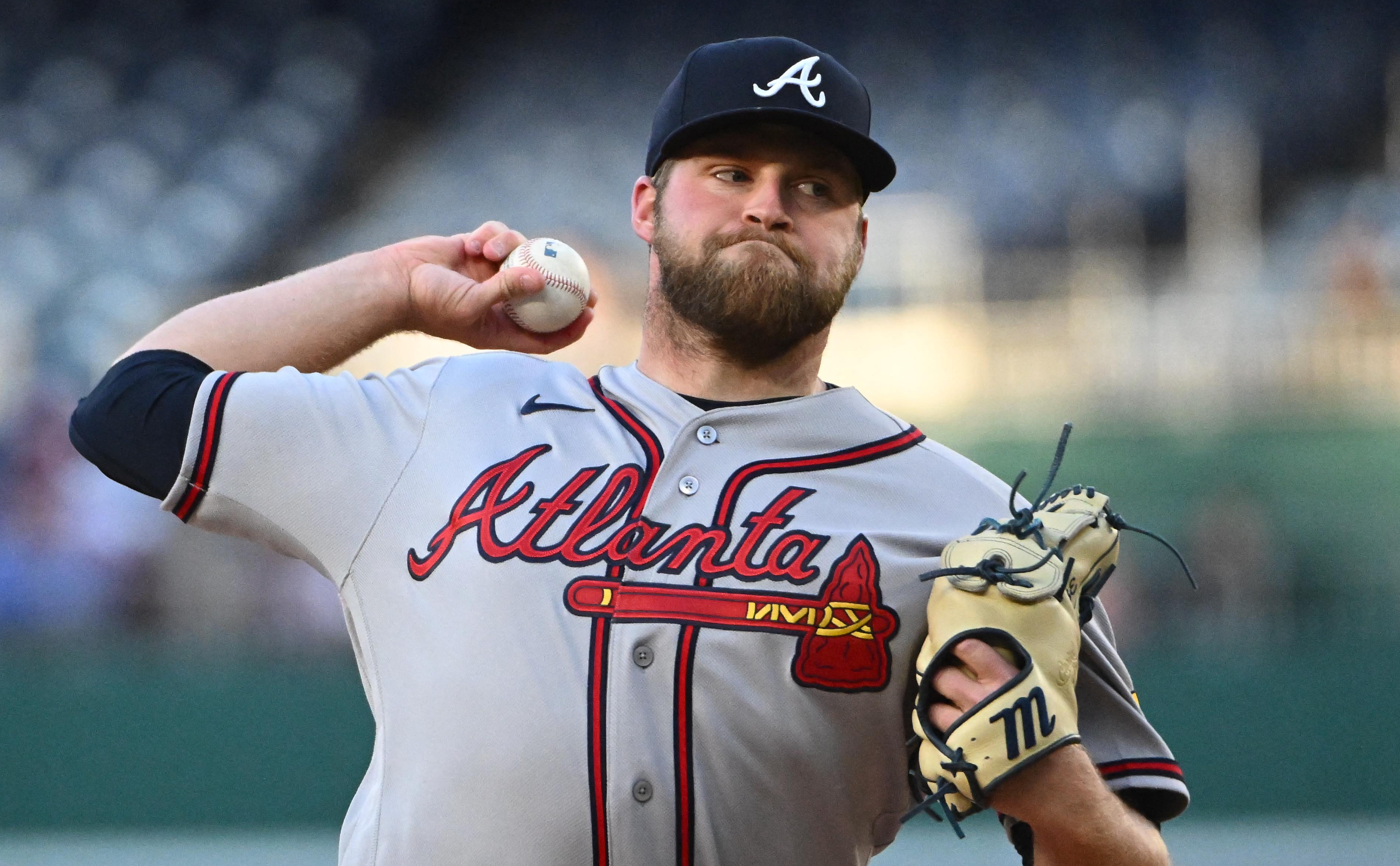 Bryce Elder of the Atlanta Braves MLB